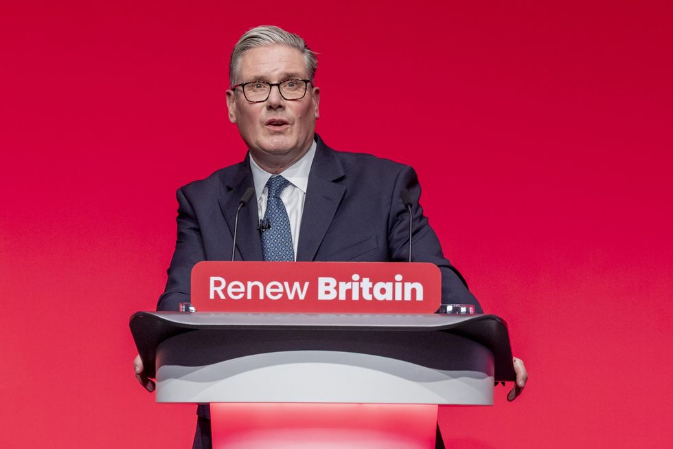 Sir Keir Starmer na Conferência Trabalhista de 2025
