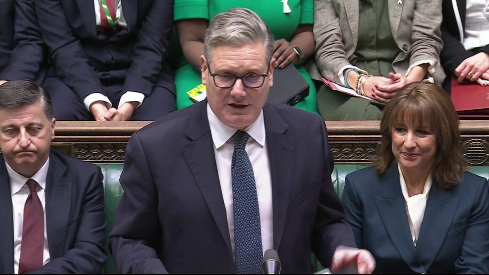 Sir Keir Starmer at PMQs