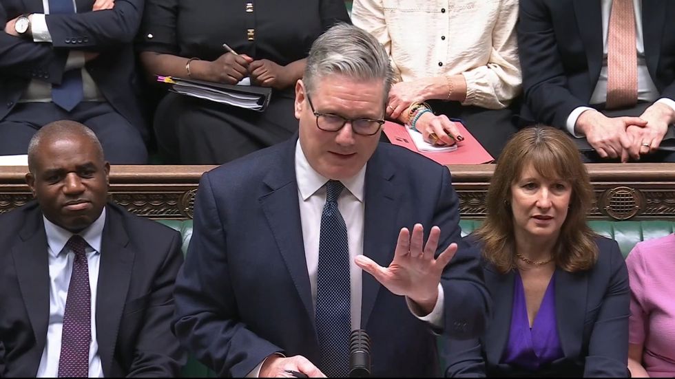 Sir Keir Starmer at Prime Minister's Questions