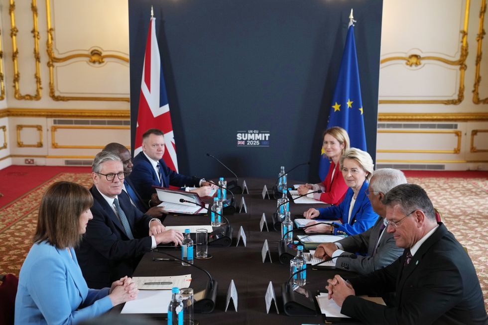 Sir Keir Starmer at the first UK-EU Summit since Britain's withdrawal from the EU