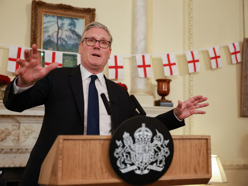 Sir Keir Starmer delivered his St George's Day address last night