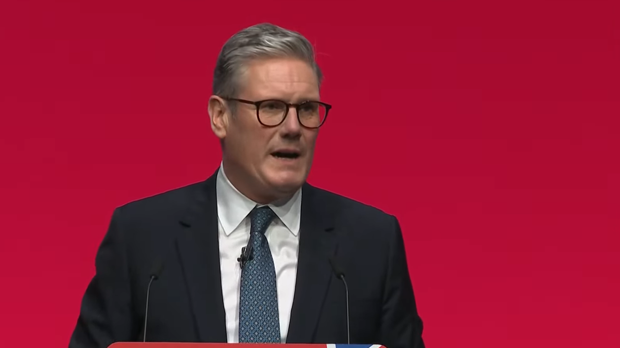 Sir Keir Starmer delivers his conference speech