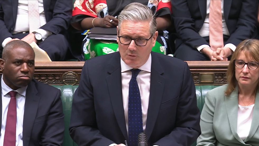Sir Keir Starmer fired back at Prime Minister's Questions