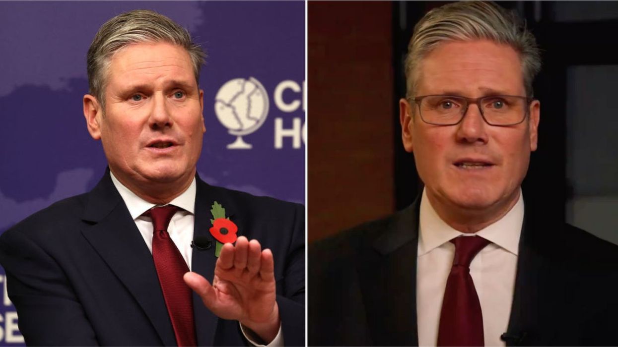 Sir Keir Starmer sparks outrage as poppy mysteriously disappears for Islamophobia speech