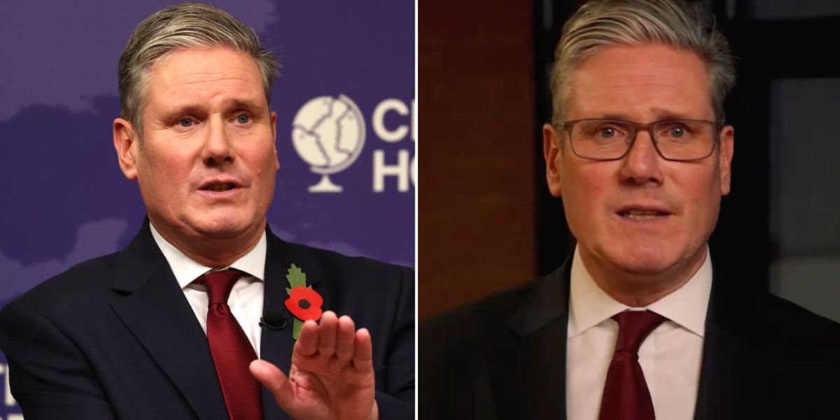 NextImg:Sir Keir Starmer sparks outrage as poppy mysteriously disappears for Islamophobia speech
