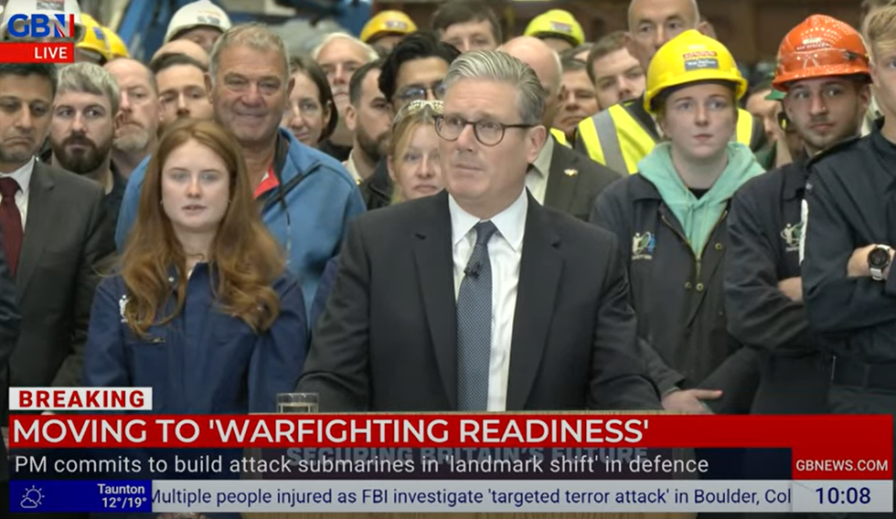 Sir Keir Starmer in Govan