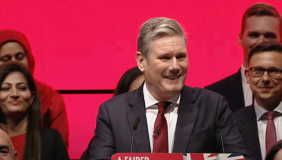 Sir Keir Starmer in Liverpool