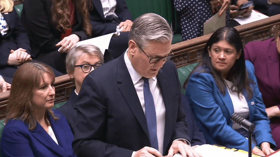 Sir Keir Starmer in the House of Commons