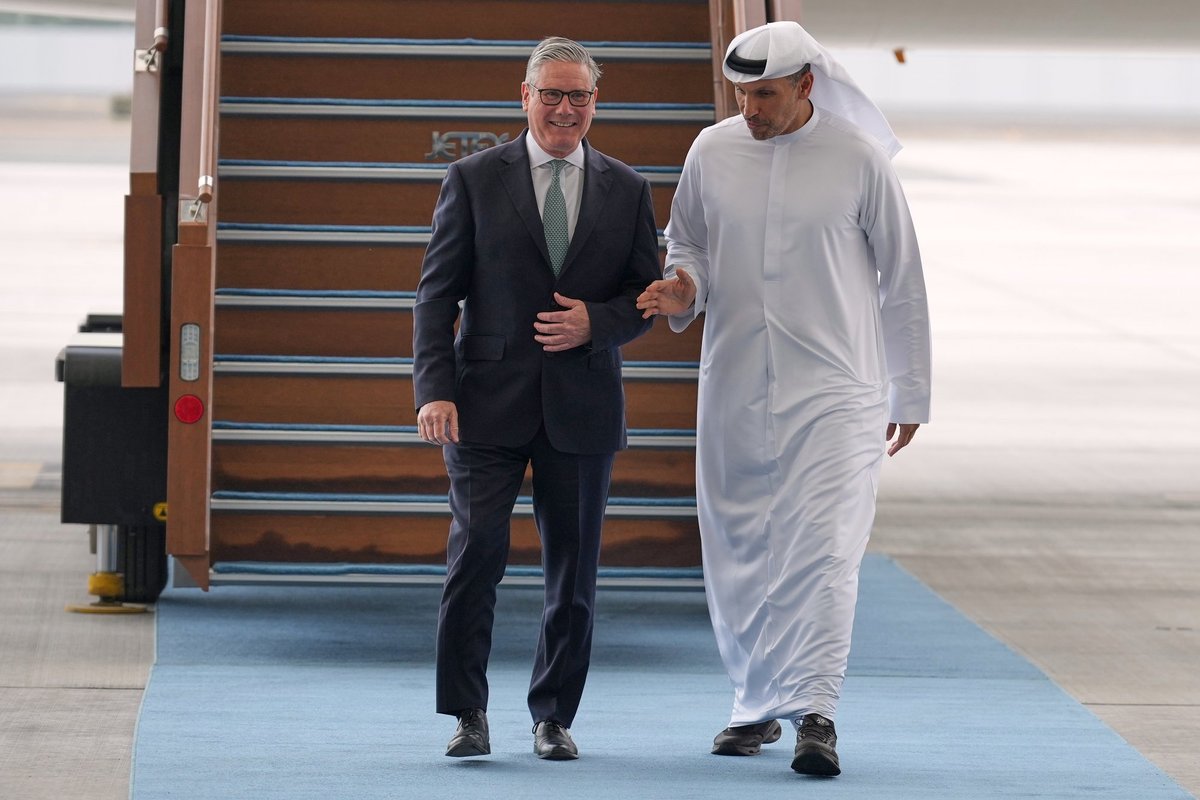Sir Keir Starmer is in the Gulf today