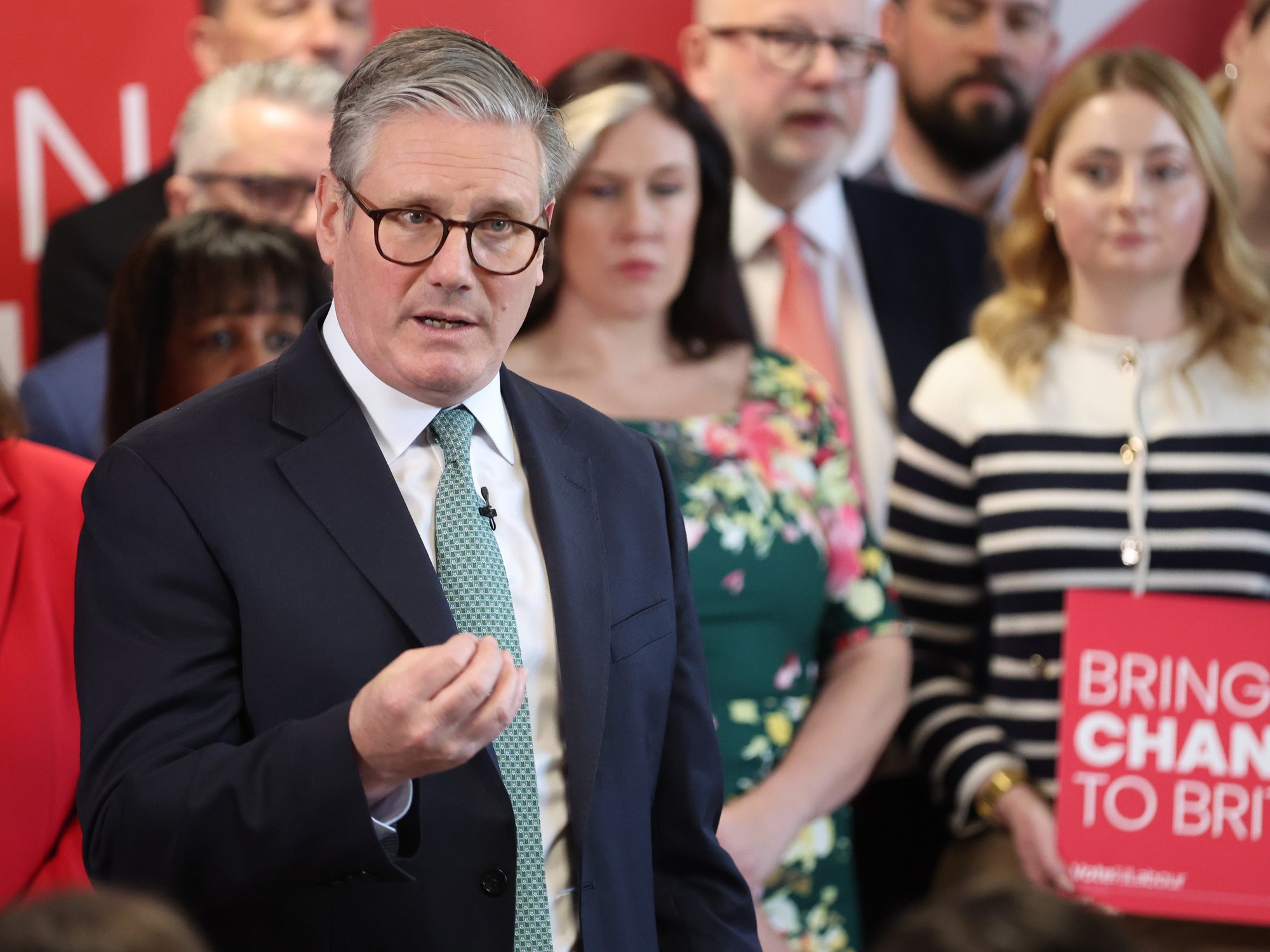 Sir Keir Starmer launching his Locals Election campaign