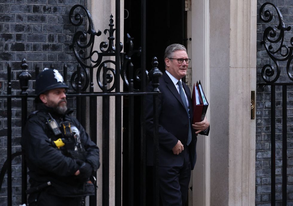 Sir Keir Starmer leaves No10 ahead of PMQs