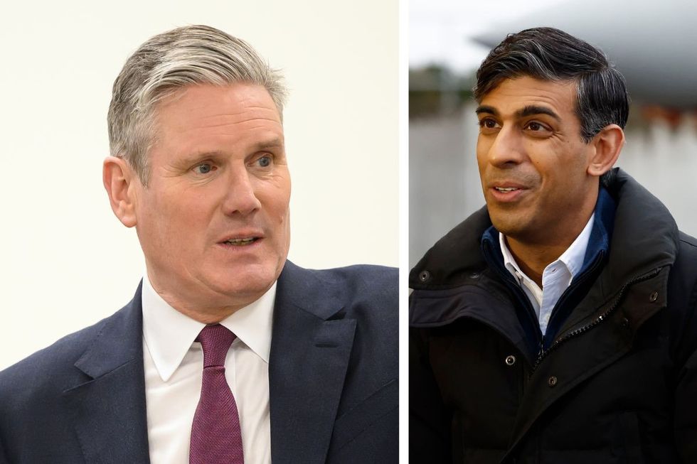Sir Keir Starmer (left) and Rishi Sunak (right)