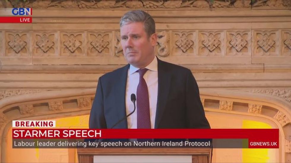 Keir Starmer tells Sunak to ignore Brexiteer Tory MPs and roll over to EU's demands in talks