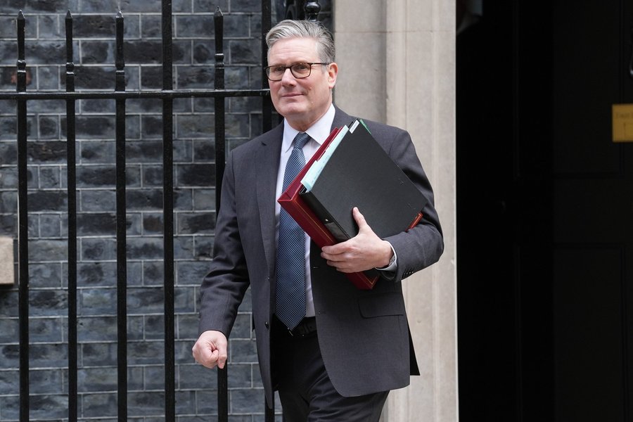 Sir Keir Starmer on Downing Street