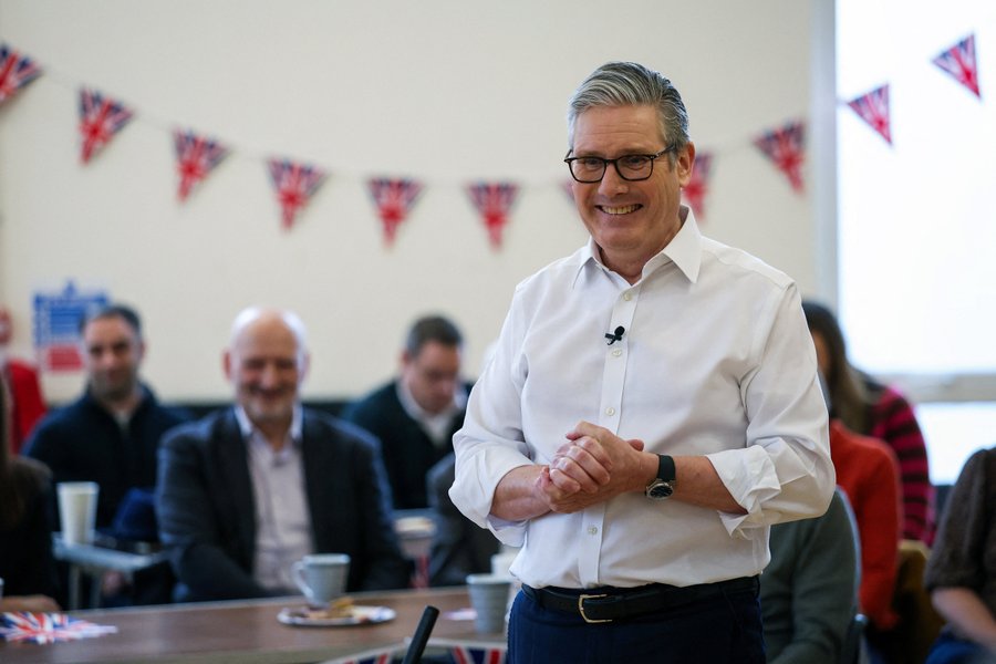 Sir Keir Starmer remained defiant during a visit to Hertfordshire this week