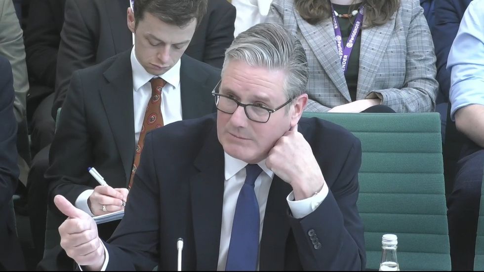 Sir Keir Starmer responded to committee questions on Monday