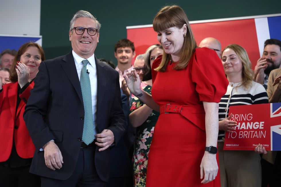 Sir Keir Starmer (right) and Angela Rayner (left)