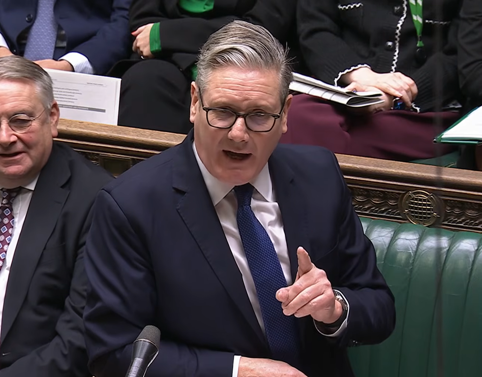 Sir Keir Starmer roared back at PMQs