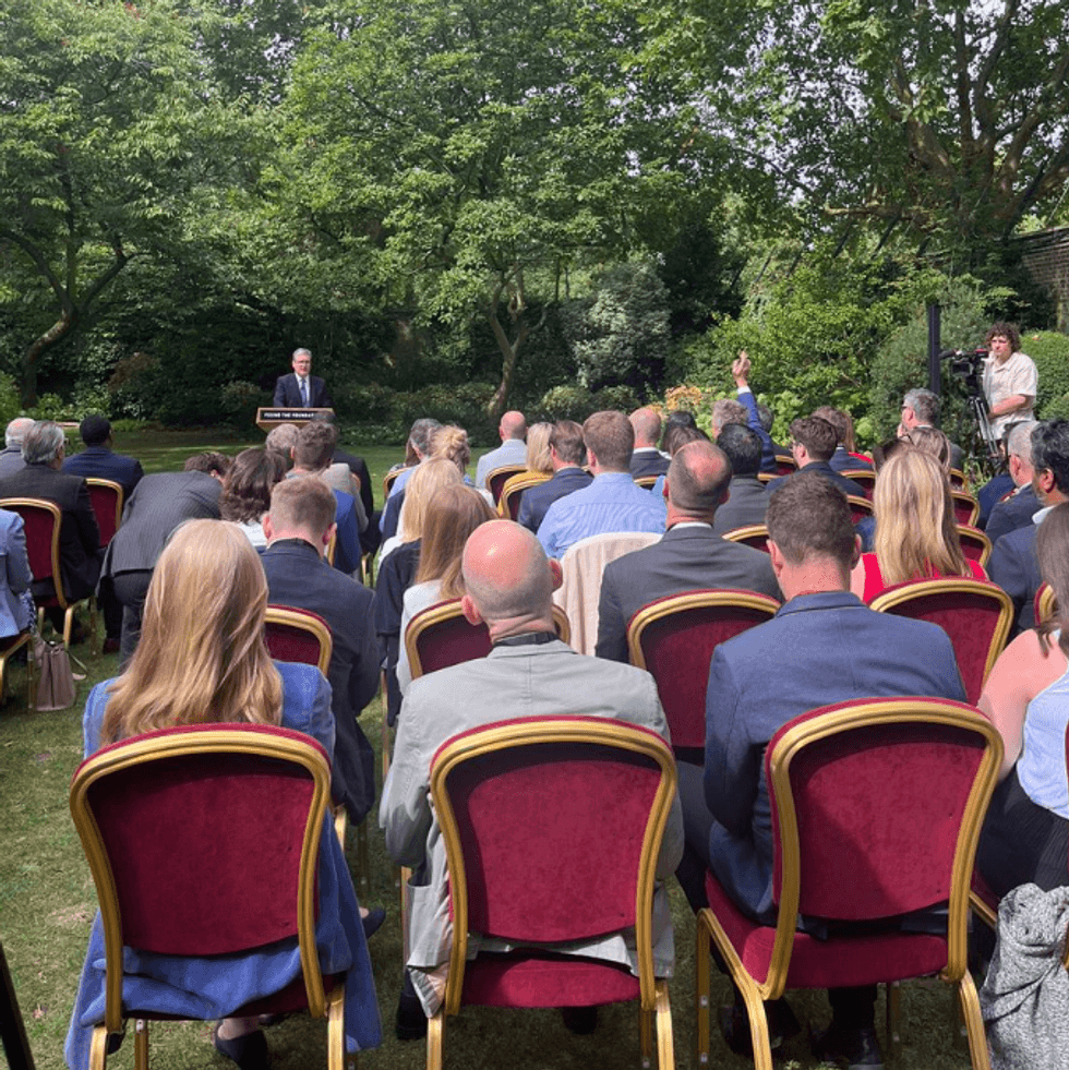 Sir Keir Starmer's Downing Street garden speech