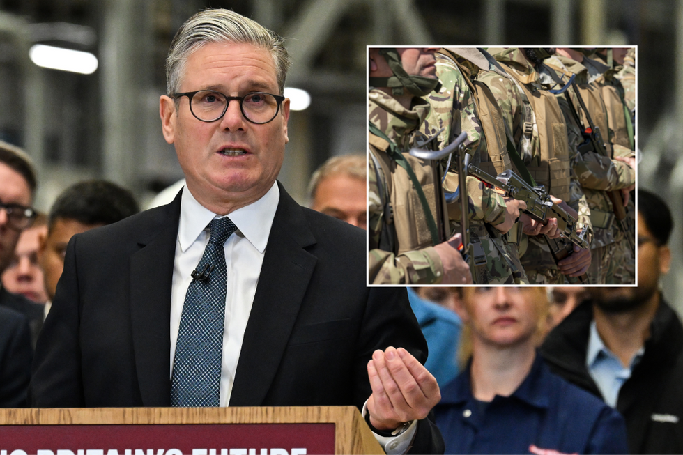 Sir Keir Starmer said he wants to make Britain 'battle-ready'