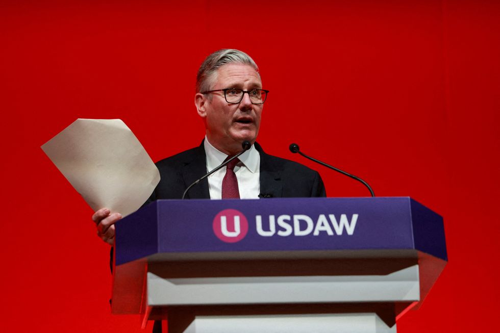 Sir Keir Starmer speaks at retail union Usdaw's annual conference
