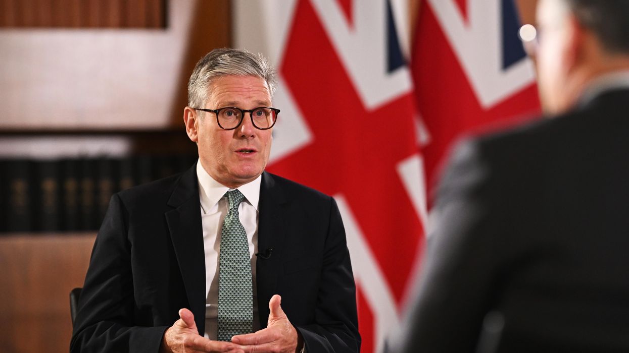 Sir Keir Starmer speaks to Christopher Hope