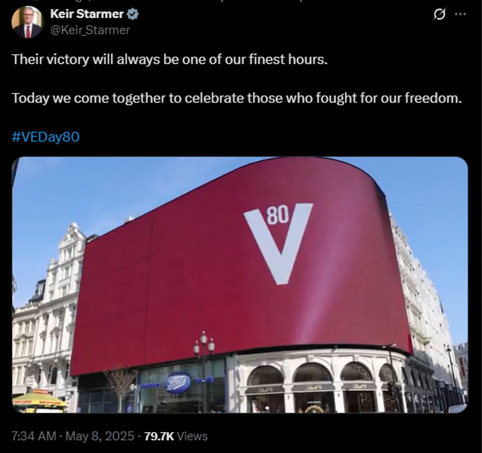 Sir Keir Starmer tweet