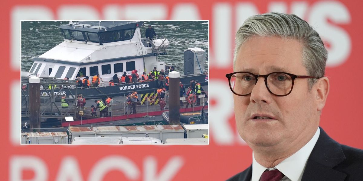 NextImg:Migrant crisis: Almost 200 migrants cross Channel on same day Starmer unveils plan