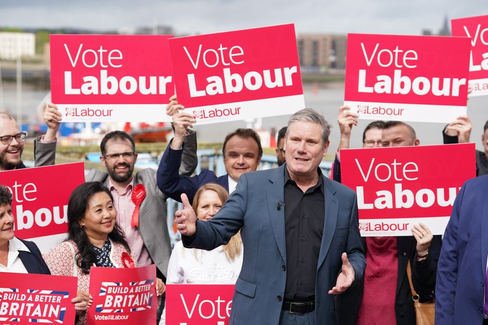 Sir Keir Starmer visited Medway as the Labour leader celebrated his victory in Kent at Sun Pier in Chatham
