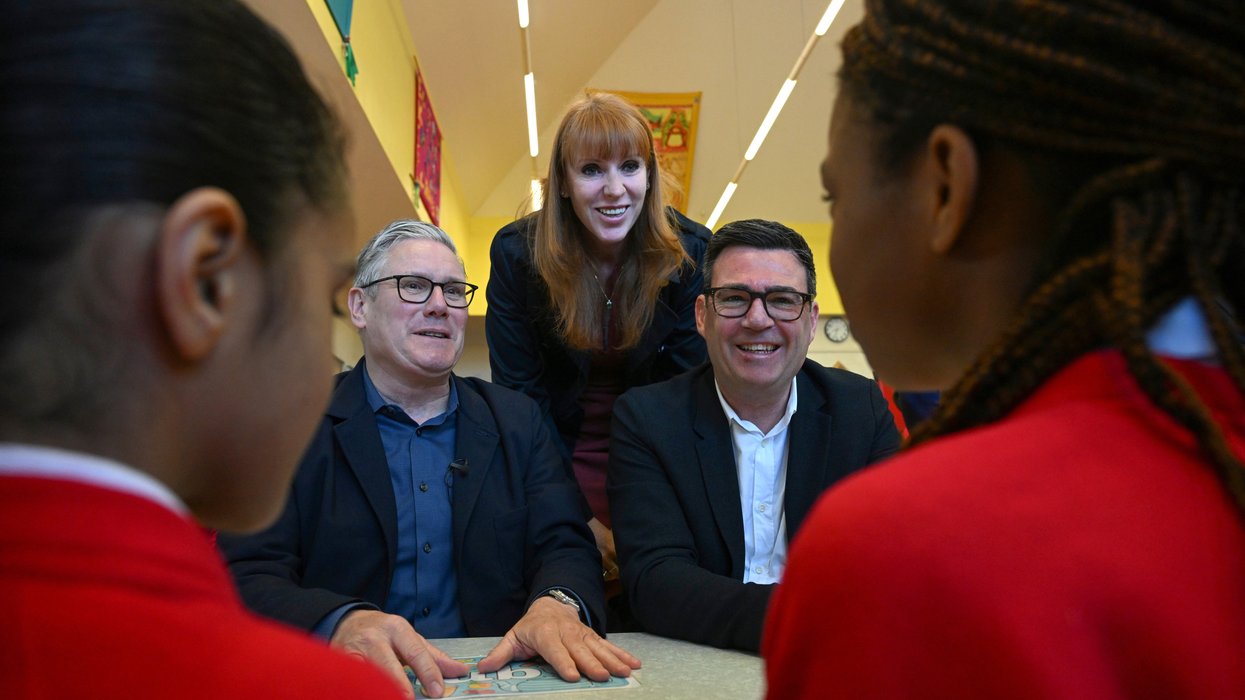 Sir Keir Starmer was on the campaign trail with Angela Rayner and Andy Burnham