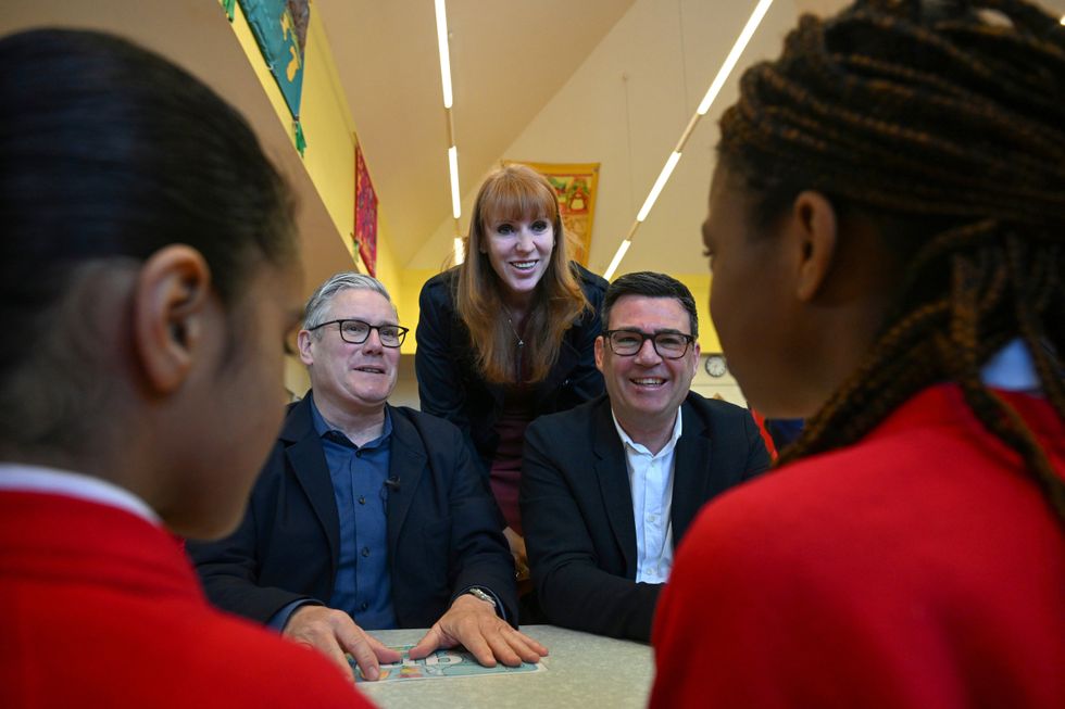 Sir Keir Starmer was on the campaign trail with Angela Rayner and Andy Burnham