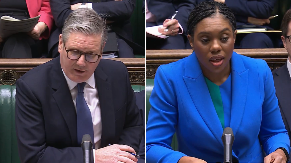 Sir Keir Starmer with Kemi Badenoch