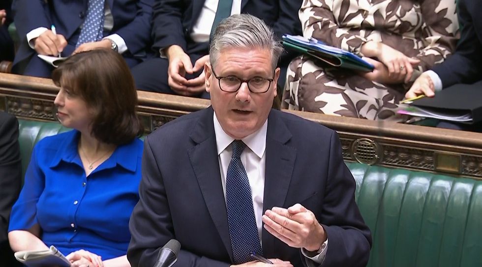 Sir Keir was left scrambling at Prime Minister's Questions