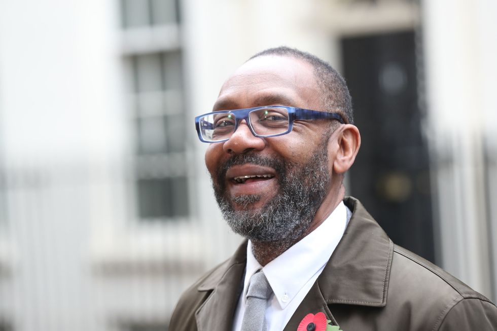 Sir Lenny Henry delivers a letter signed by a string of stars, to 10 Downing Street, London, calling for tax breaks for UK film and TV productions to improve diversity and inclusion behind the camera.