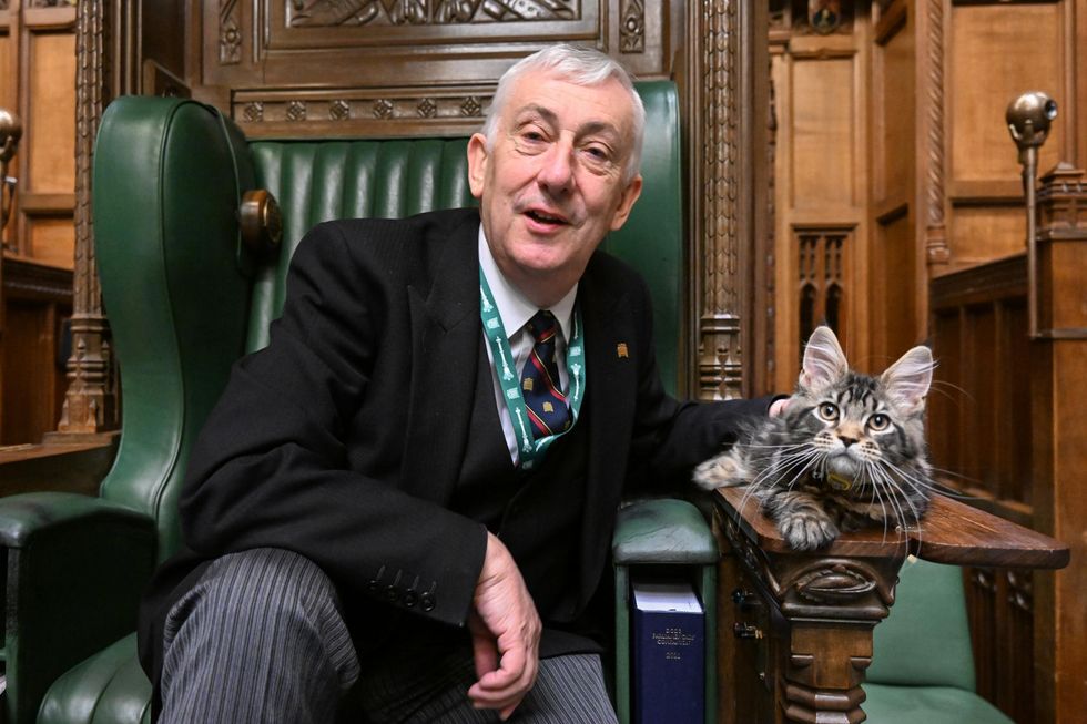 Sir Lindsay has two pets named after Labour MPs and two named after Conservative politicians.