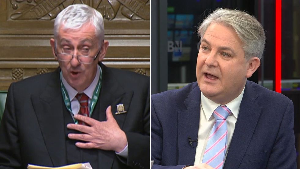 Sir Lindsay Hoyle and Philip Davies
