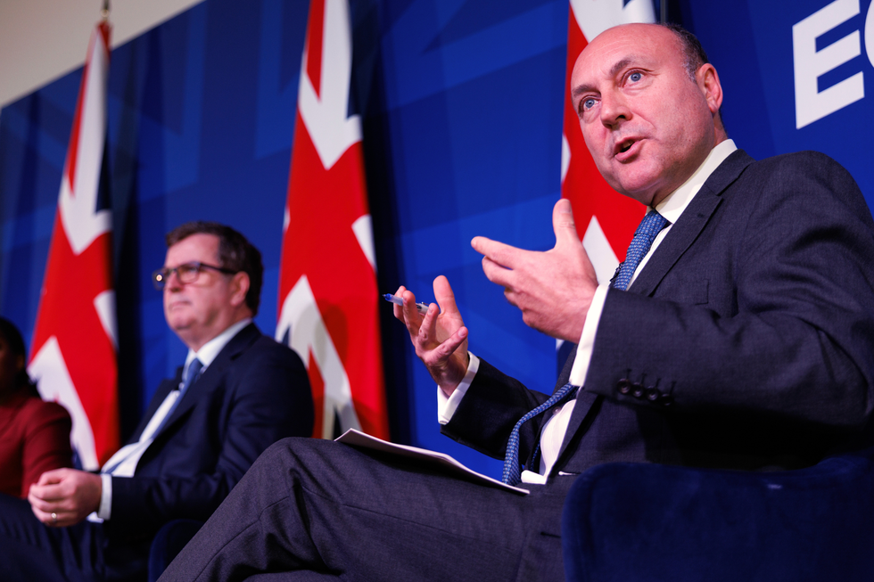 Sir Mel Stride and Andrew Griffith