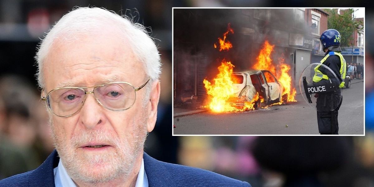 NextImg:Sir Michael Caine, 91, issues savage two-word response to rioters across Britain
