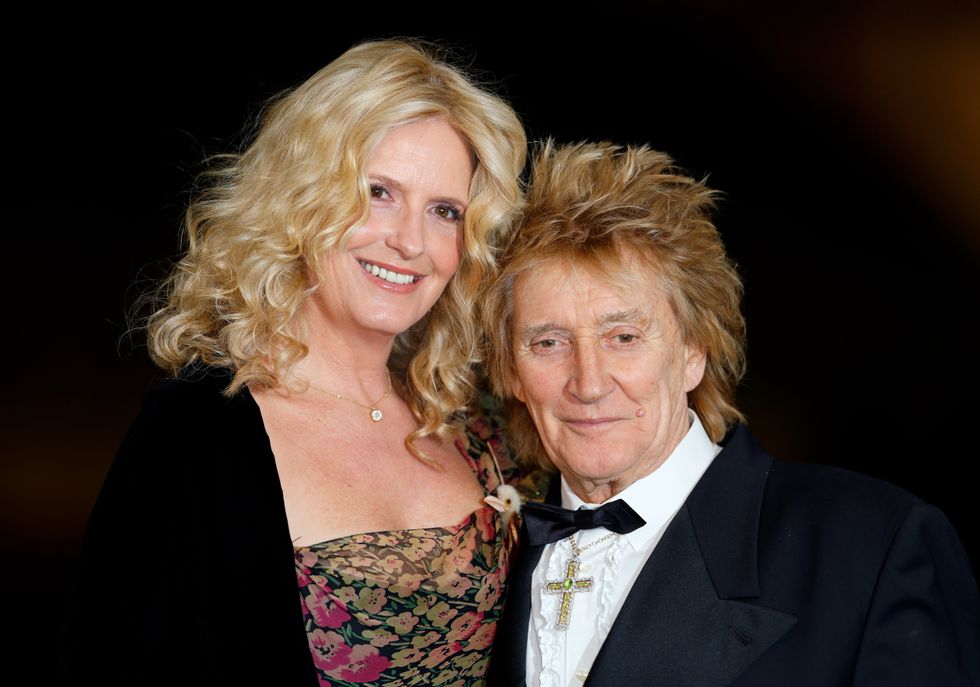 Sir Rod Stewart and Penny Lancaster