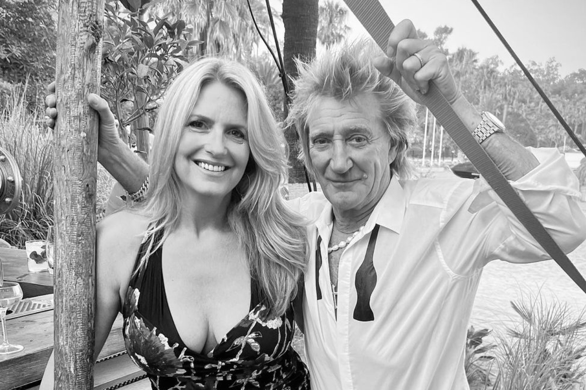 Sir Rod Stewart and Penny Lancaster