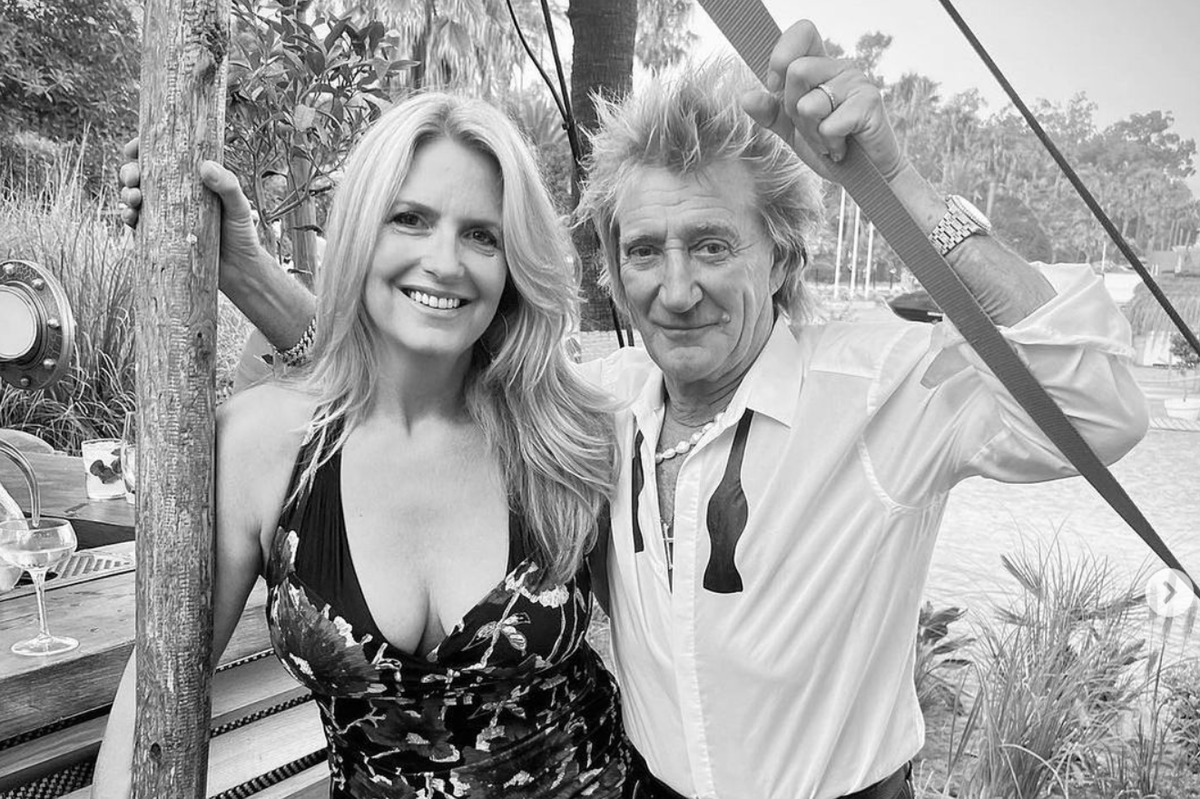 Sir Rod Stewart and Penny Lancaster