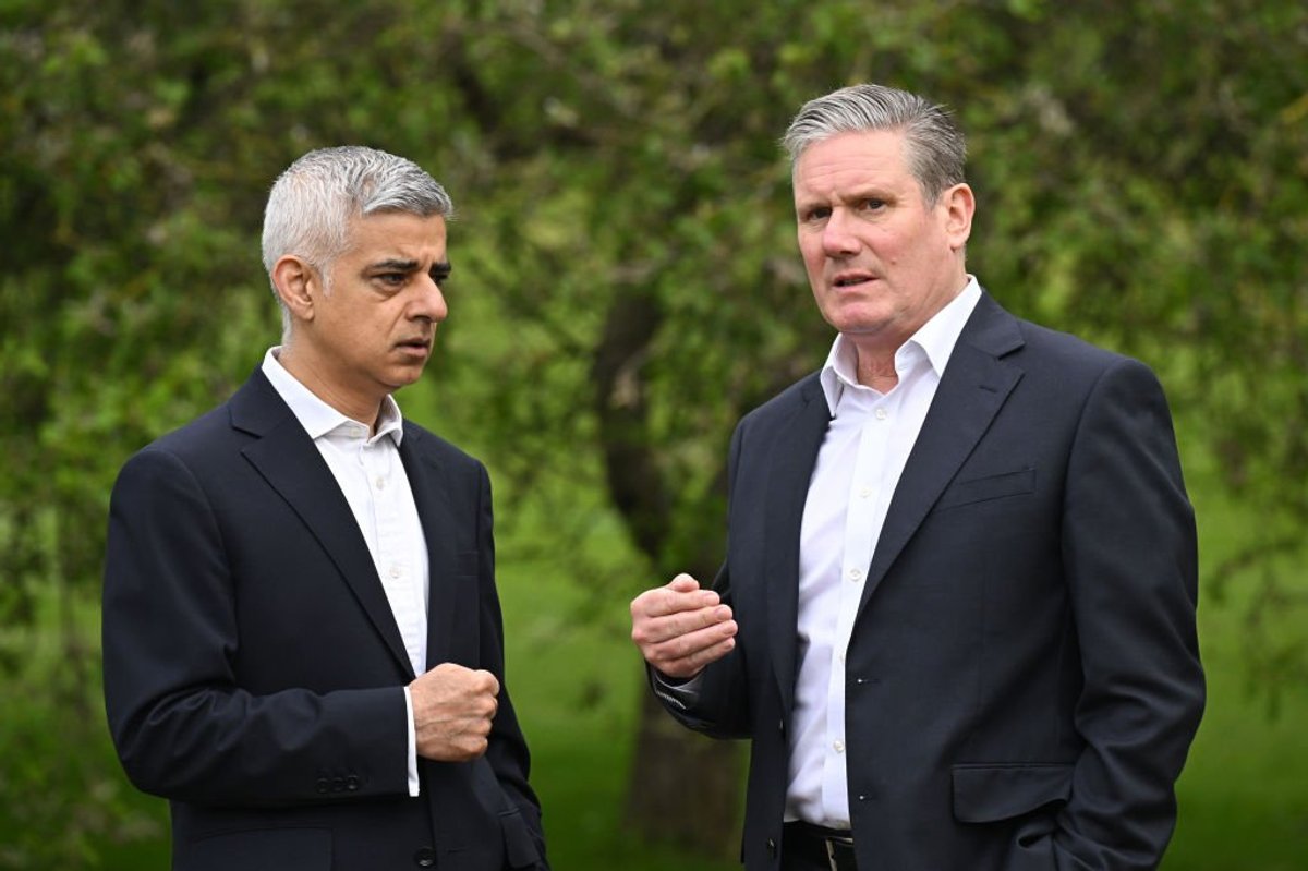 Sir Sadiq Khan and Keir Starmer