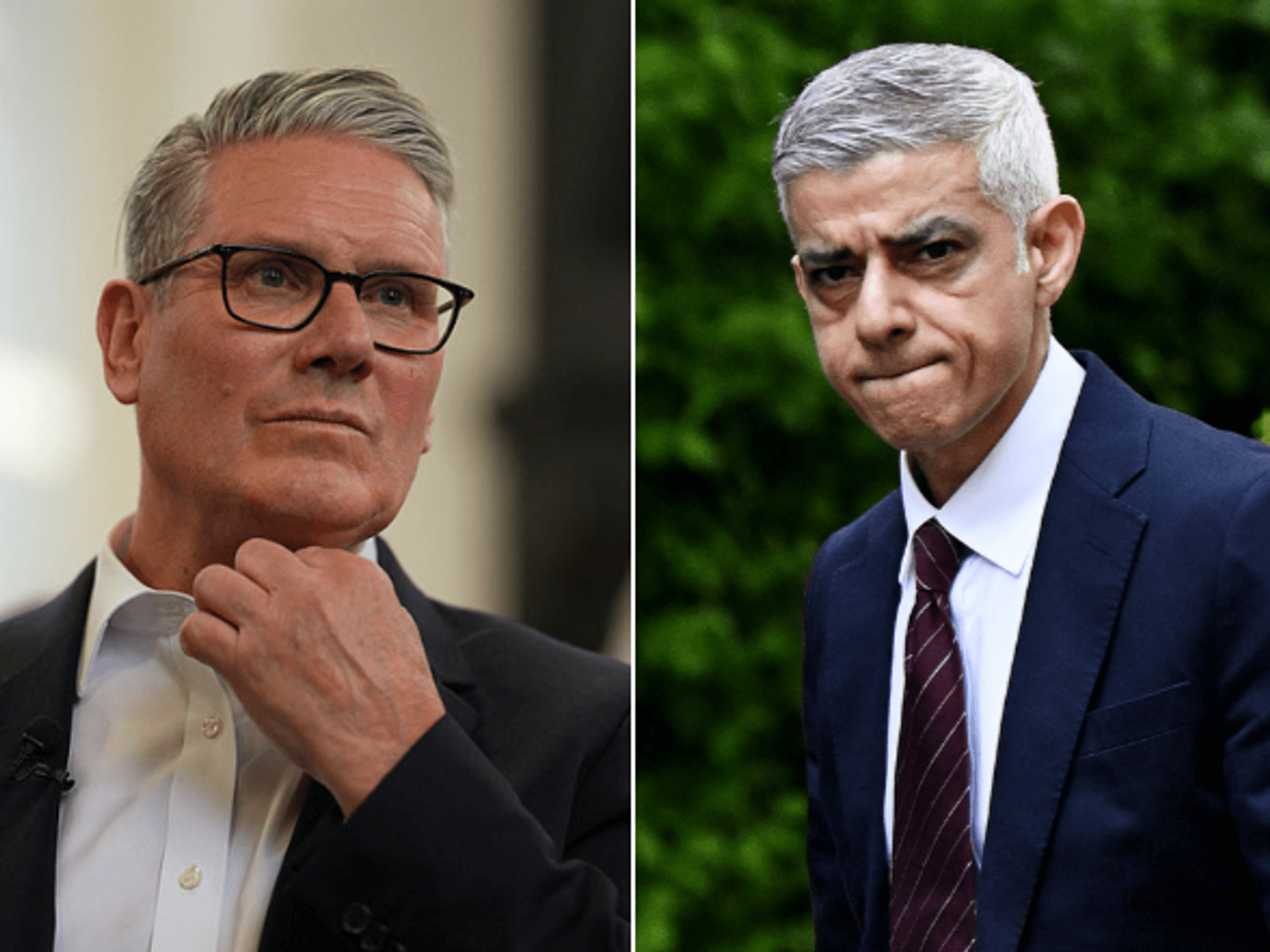 Sir Sadiq Khan and Sir Keir Starmer