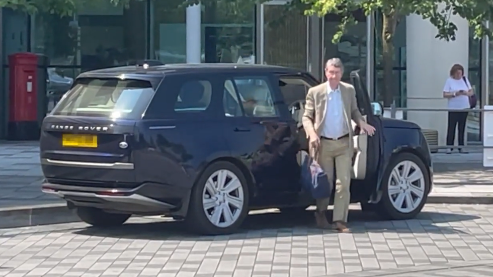 Sir Tim Laurence at Southmead Hospital