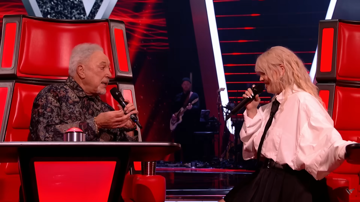 Sir Tom Jones and Anne Marie