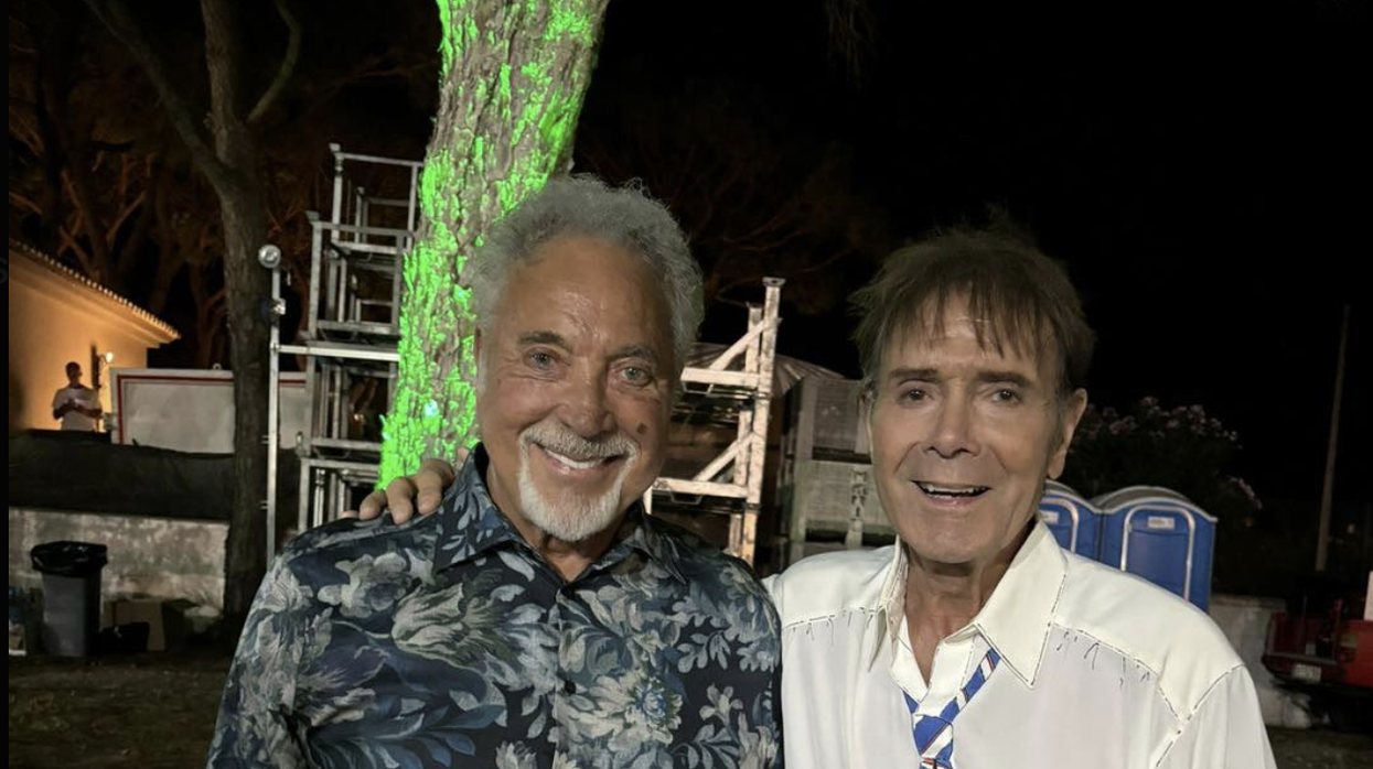Sir Tom Jones and Cliff Richard