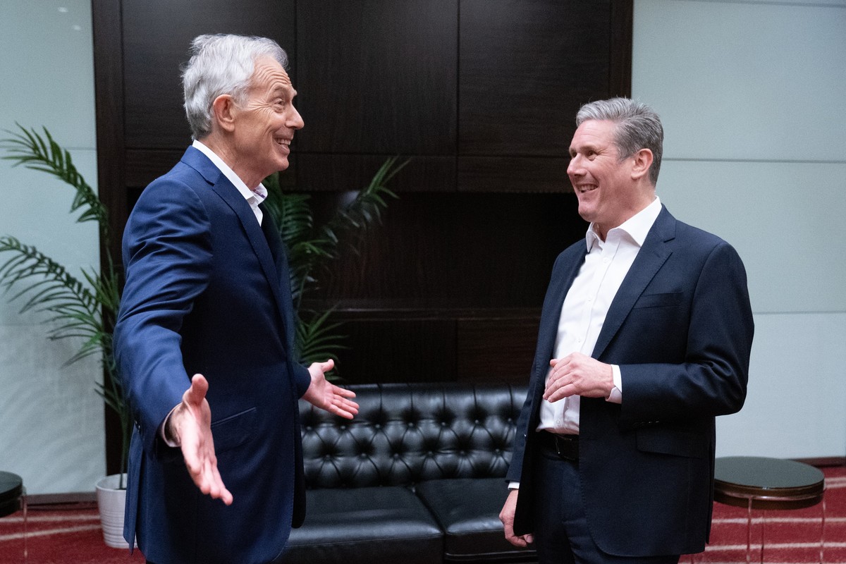 Sir Tony Blair and Sir Keir Starmer