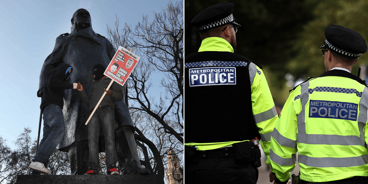 Demonstraters who climb on national memorials to face prison as new crackdown introduced Demonstraters who climb on national memorials to face prison as new crackdown introduced