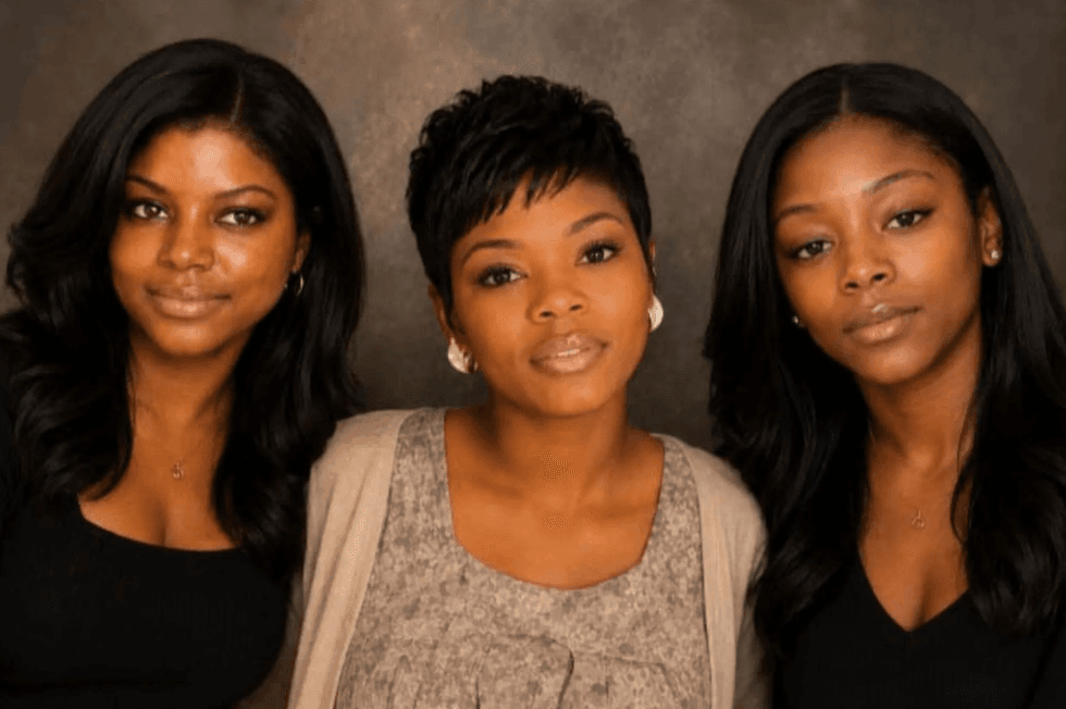 Sisters Jane Abettor, 36, Christina Walter, 32, and Rebecca Walter, 31