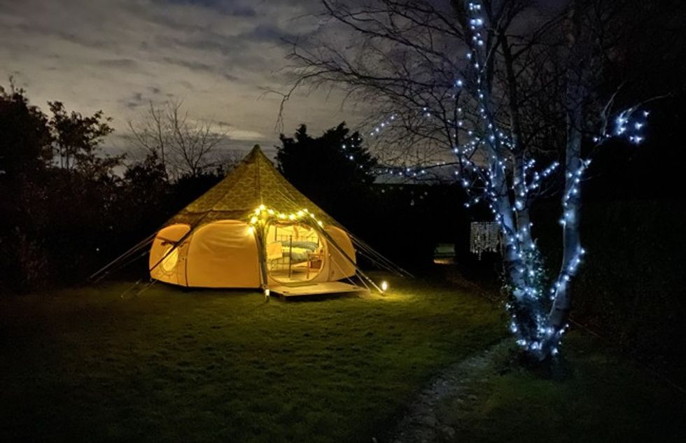 Site owner Liz Feay sought planning permission to use part of her garden as a glamping site for five-months a year